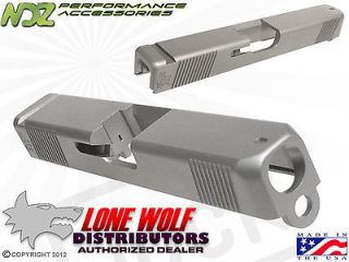 Lone Wolf LWD Glock Stainless Steel SST Replacment Slide G19 G23 32 38 