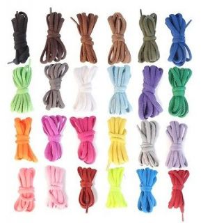 Canvas Athletic Shoe Strings Many Color Shoe Laces 1.2m 47inch Free 