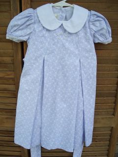 STRASBURG~lavender floral short sleeved summer dress~3 years~3T~girls 