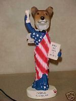 smooth collie statue of liberty nib  18