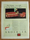 1928 kroehler furniture ad davenport bed enlarge 
