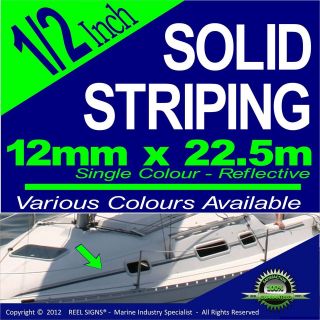 boat yacht striping pinstriping kit 22m x 12mm refl from