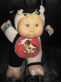 CABBAGE PATCH KIDS BARNYARD FARM COW DRESS UP COSTUME DOLL BATTERY