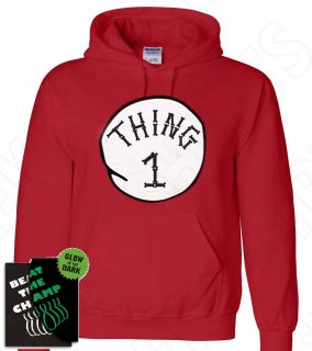 thing 1 thing 2 hoodies in Unisex Clothing, Shoes & Accs