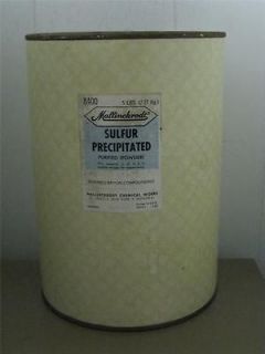 sulfur powder precipitated 2 kilograms mallinckcrodt 8400 