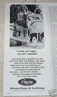 1967 payne air conditioning r aggedy ann doll vintage ad