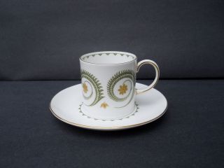 Susie Cooper Wedgwood England Assyrian Motif Tea/Coffee Cup and Saucer