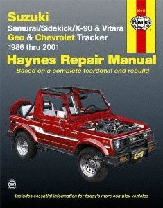 haynes publications 90010 repair manual fits suzuki samurai parts sold