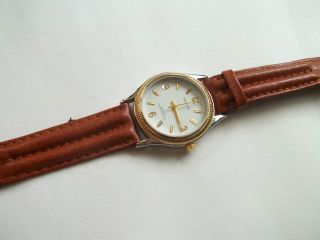 SWANSON mens watch,water resistand,gen.leather band,great cnd,works,