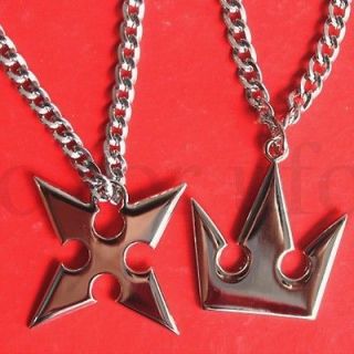 kingdom hearts sora crown roxas cross necklaces new from