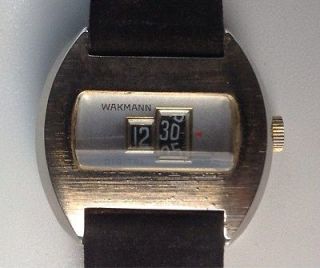 vintage wakmann mechanical digital swiss watch modern  149 