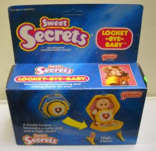 666 galoob sweet secrets locket bye baby high there time