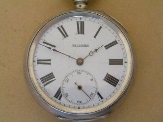 billodes early zenith 18j swiss silver pocket watch c1880 from 