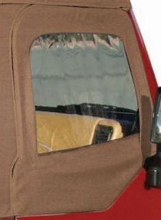 97 06 jeep wrangler frt upper door skins soft top