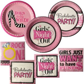 Bachelorette Party Supplies ~ Bridal Shower Tableware ~ Pick 1 or 