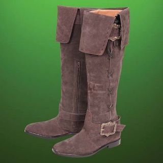 Maid Marion Tall Suede Medieval Boots Robin Hood Movie Replica Size 7