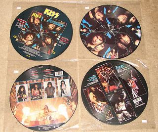kiss 1980 s picture disc collection of 4 time left