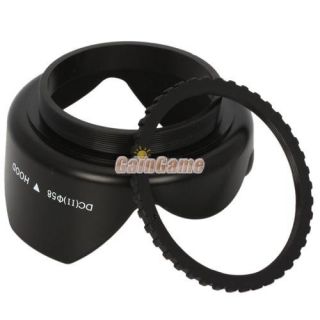   Flower Camera Hood Petal for Canon EF S 18 55 55 250mm f/4 5.6 IS lens