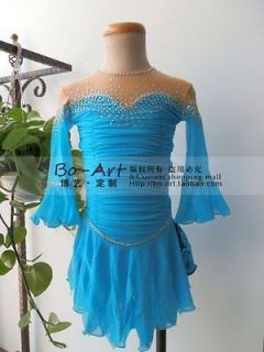 new brand figure skating dress customize ice dress competition A26