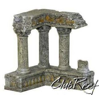 mini roman corner column resin aquarium ornament 