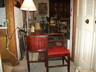 vintage antique telephone table desk w adjustable lamp time left