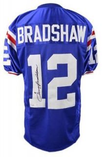 terry bradshaw signed jersey wit ness jsa certified one day