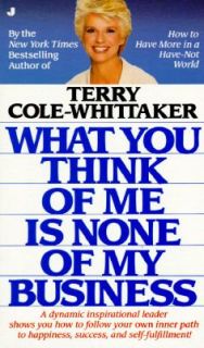   Is None of My Business by Terry Cole Whittaker 1988, Paperback