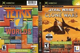 Star Wars The Clone Wars Tetris Worlds Online Edition Combo Xbox, 2003 