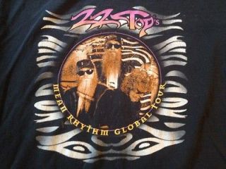 zz top 1997 mean rhythm global tour t shirt xl