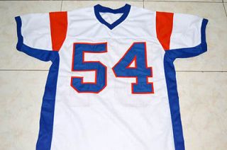 KEVIN THAD CASTLE #54 BLUE MOUNTAIN STATE JERSEY WHITE  ANY SIZE