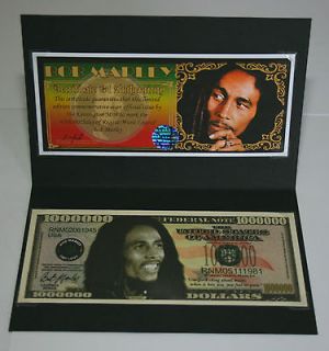 Bob Marley   65th Birthday Memorial Anniversary Banknote Collectors 
