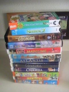 Newly listed Lot of Kids 12 VHS Tapes Movies DISNEY, RUGRATS,IRON 