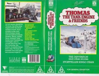 THOMAS THE TANK ENGINE THE DEPUTATION VHS VIDEO PAL~ A RARE FIND