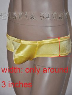   Men Low Waist Sexy Brief Underwear Boxer Thong Shorts S0004 XL 28 to37
