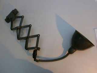 industrial mid century modern scissors lamp from czech republic time