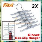 2x closet organizer rack necktie belt neck ties scarves buy