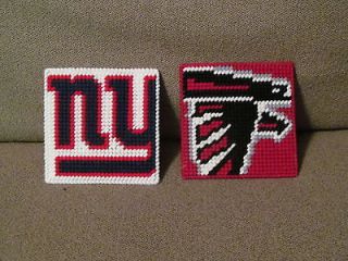 Original NFL Coasters in Plastic Canvas Pattern Book (NFC Only)