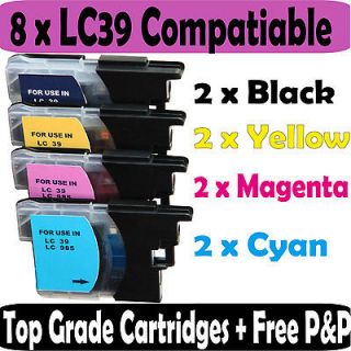   Ink Cartridge Brother LC39 LC 39 for DCP J125 J315W J515W MFC BK