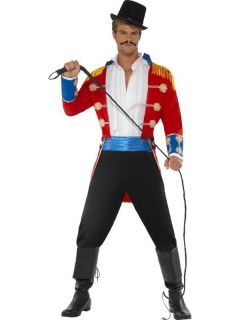 Mens Circus Ringmaster Fancy Dress Costume Size M or L Jacket 