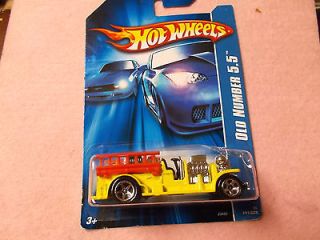 hot wheels diecast metal old fire truck old number 5