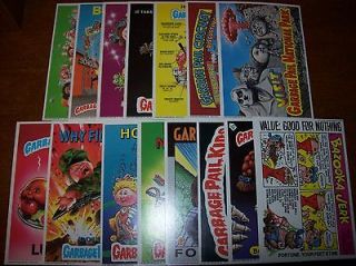 complete set garbage pail kids 2nd series Giant Stickers nearmint 