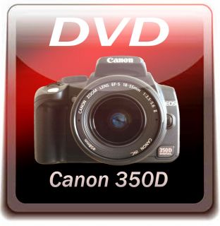 Canon EOS 350D Training & Tutorial DVD Video 2x DVD SET (No Camera 