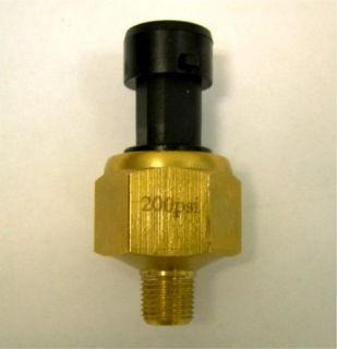 pressure transducer or sender 200 psi for oil fuel air
