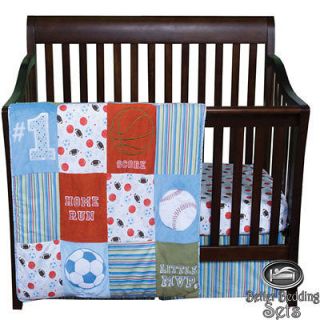 Baby Boy Kid All Sport Base Ball For Crib Nursery Blanket Collection 