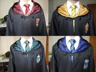 Nice Harry Potter Gryffindor Slytherin Hufflepuff Ravenclaw Cloak Robe 