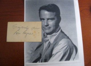 lew ayres vintage signed 3x5 dated 1933 dr kildare time