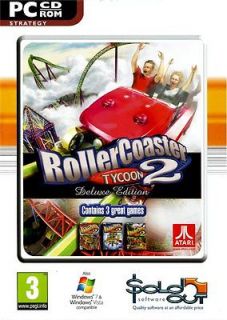 ROLLER COASTER TYCOON 2 &TIME TWISTER & WACKY WORLD ^^SEALED/NEW^^