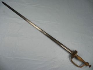 german germany early 19 cent officer sword wide blade time