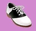 NEW Womens 7.5 Saddle Oxford Shoes 7 1/2 Swing Dance Costume