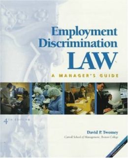   Law A Managers Guide by David P. Twomey 1998, Paperback